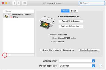 what driver do i use for printing on my mac